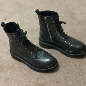 Steve Madden Combat Boot - Graham Rhinestone studd